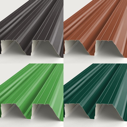 Профнастил для крыши Н126 — варианты применения, покрытия и комплектация для кровли